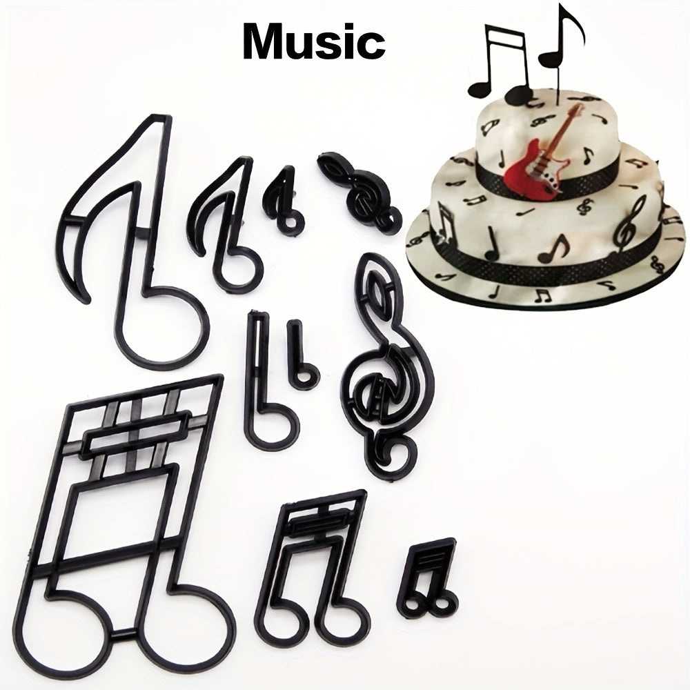 9 Styles Fondant Cake Decorating Molds Set Plastic Cutter Baking Tools