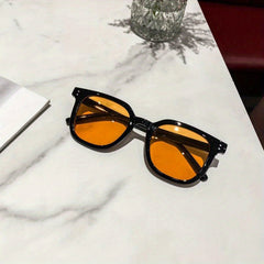 Men's Square Frame Sunglasses Aluminum AC 100 UV Protection