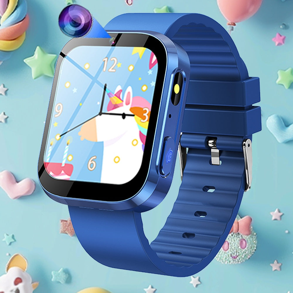 ERUN Kids Smart Watch Pink Digital Display with Music Games Rechargeable Lithium