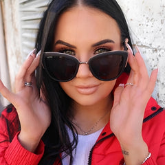 Classic Cat Eye Sunglasses Women Vintage Sunshade UV400 Eyeglasses