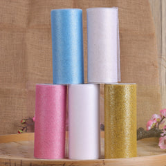 25 Yards Mesh Yarn Roll Fabric for Party Decoration Clothing Sewing