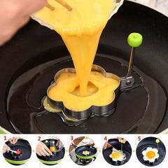 5pcs Stainless Steel Omelet Mold Set