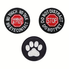 Customizable Dog Vest Harness with Emblem