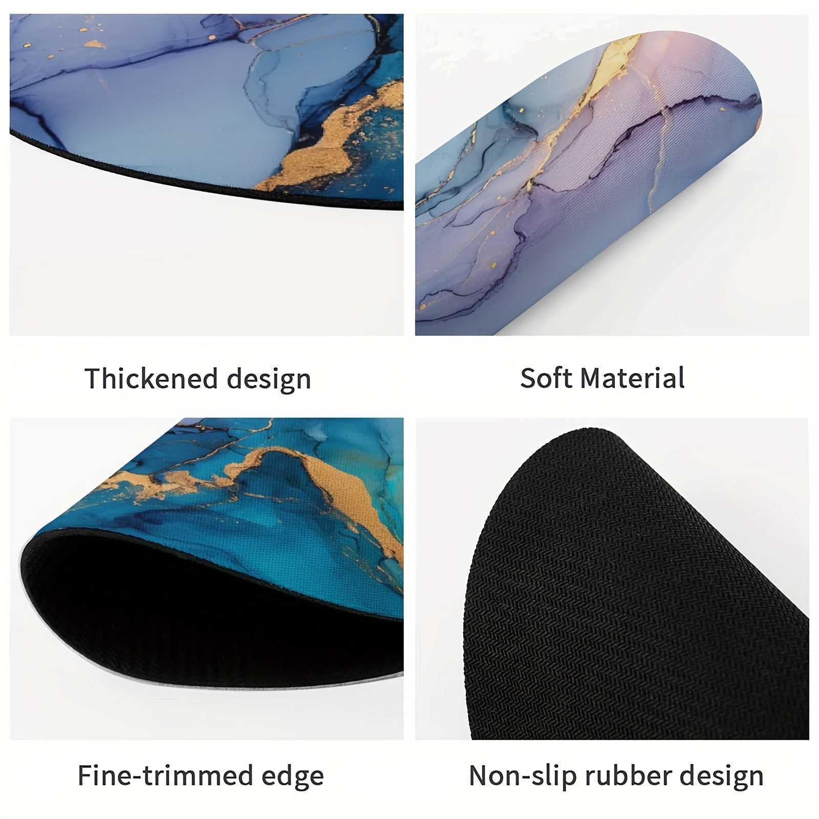 Anti-Slip Gaming Mousepad Waterproof Mouse Mat for Computer Laptop