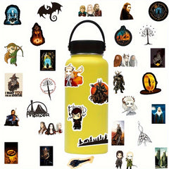 50pcs Hobbit & LOTR Stickers Set for Notebooks Luggage Computers