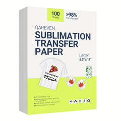 Sublimation Paper Heat Transfer Inkjet Printer Mug T Shirt 100 Sheets A4