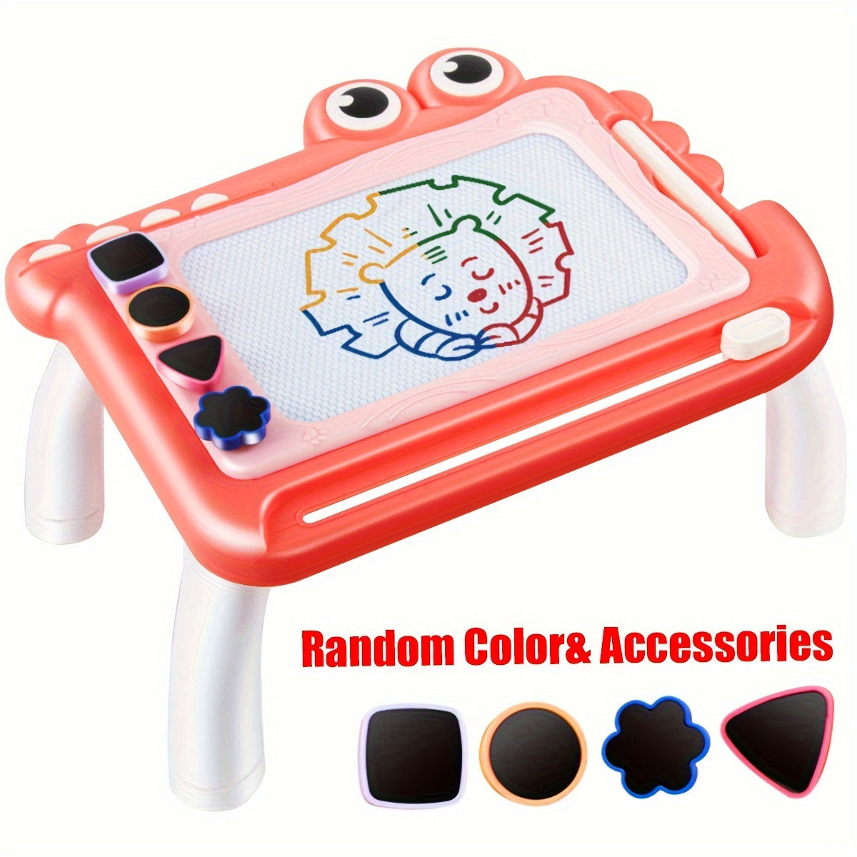 Matesy Magnetic Doodle Board Colorful Educational Drawing Pad for Kids 3-6