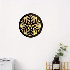 Upgrade LED Lamp Creative Fairy Tale Story Shape Retro Wooden Hanging Plate