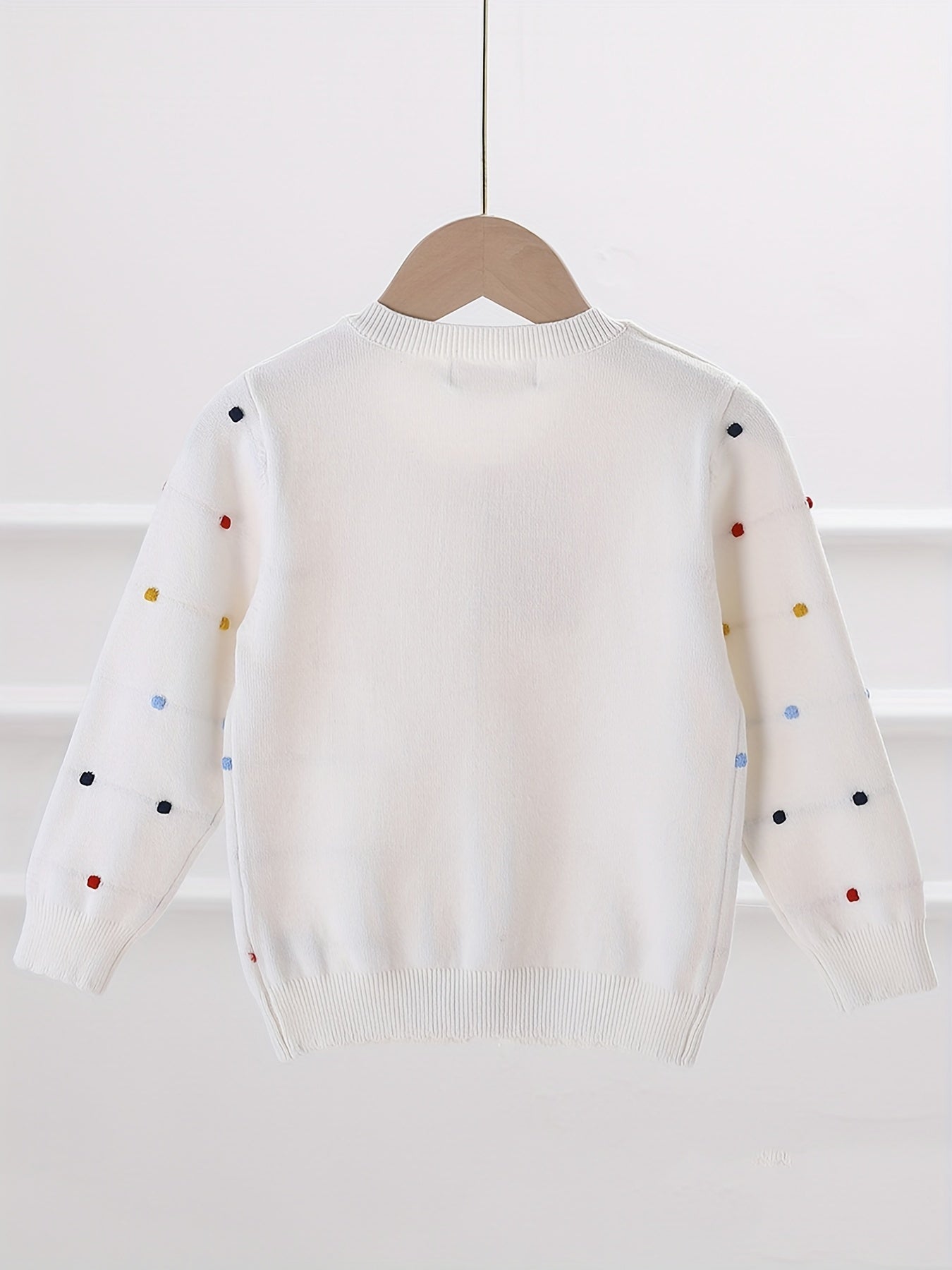 Toddler Girls Button Down Knit Cardigan Sweater