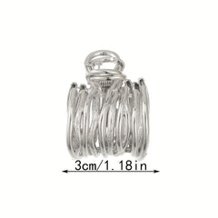 Irregular Wire Wrap Hair Claw Clip Metal Hair Claw High Ponytail Holder