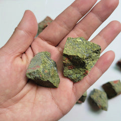 2oz 4oz Unakite Raw Stones Rocks Rough Crystals For Tumbling Bulk Gemstone