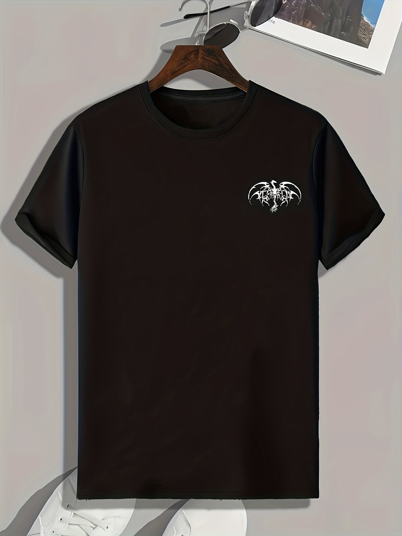 Bird Print Men's Graphic T shirt for Summer
