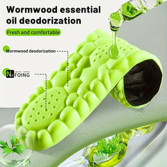 4D Massage Sports Insoles High Elastic Deodorant Comfortable Running