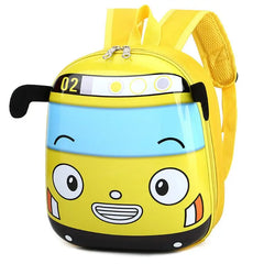 3D Car Shape Kid's School Backpack for Boys Girls