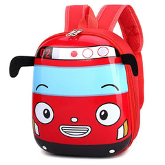 3D Car Shape Kid's School Backpack for Boys Girls