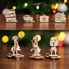 3D Wooden Magic Puzzle for Adults Building Kit Model Crafts Decoration