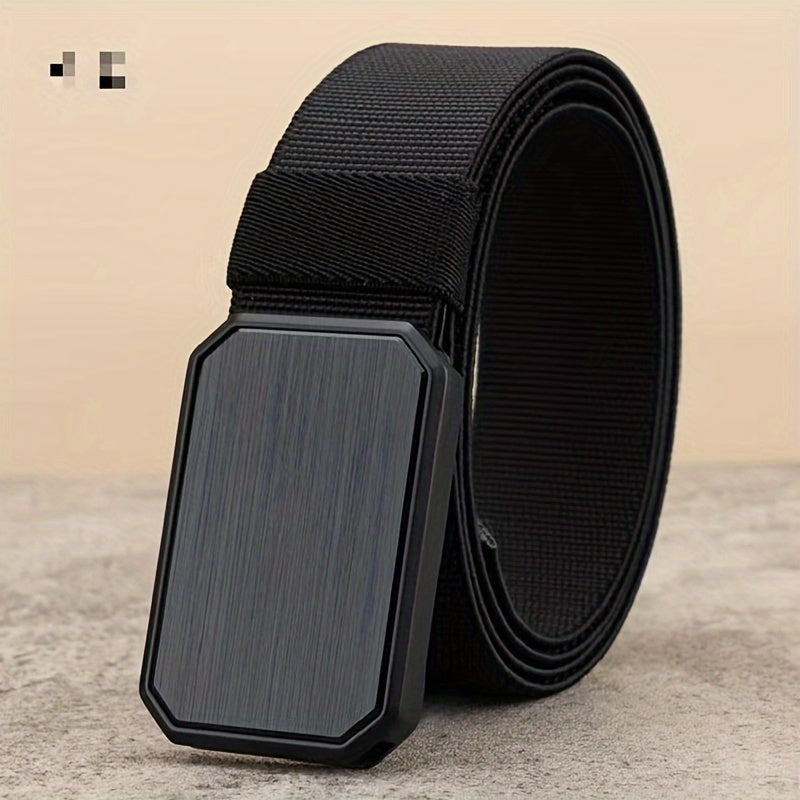 Men's Magnetic Elastic Canvas Belt Outdoor Military Training Belt