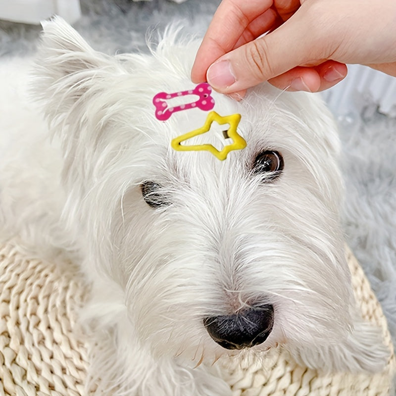 Pet Hair Clips - 10 Pack for Puppy or Kitten Grooming