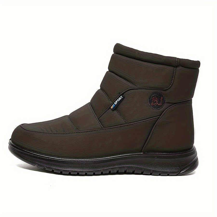 Women's Snow Boots Side Zipper Waterproof Anti-slip Outdoor Booties