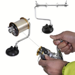 Portable Vacuum Spooling System for Effortless Line Winding
