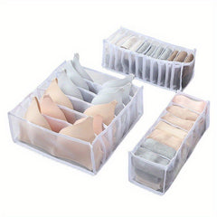 Drawer Style Mesh Underwear Storage Box Divider Set
