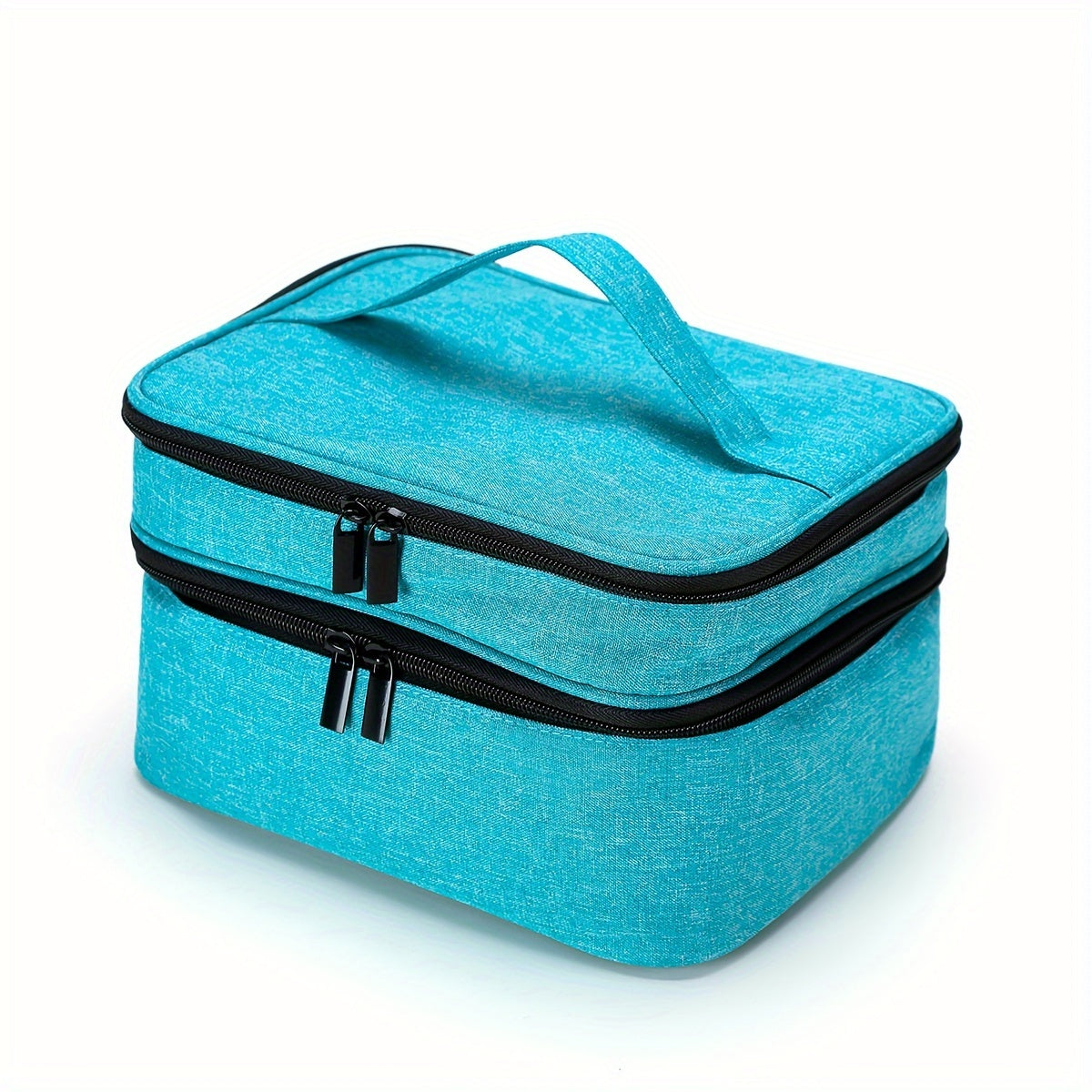 Nail Polish Storage Bag Holds 30 Bottles Double Layer Essential Storage Box