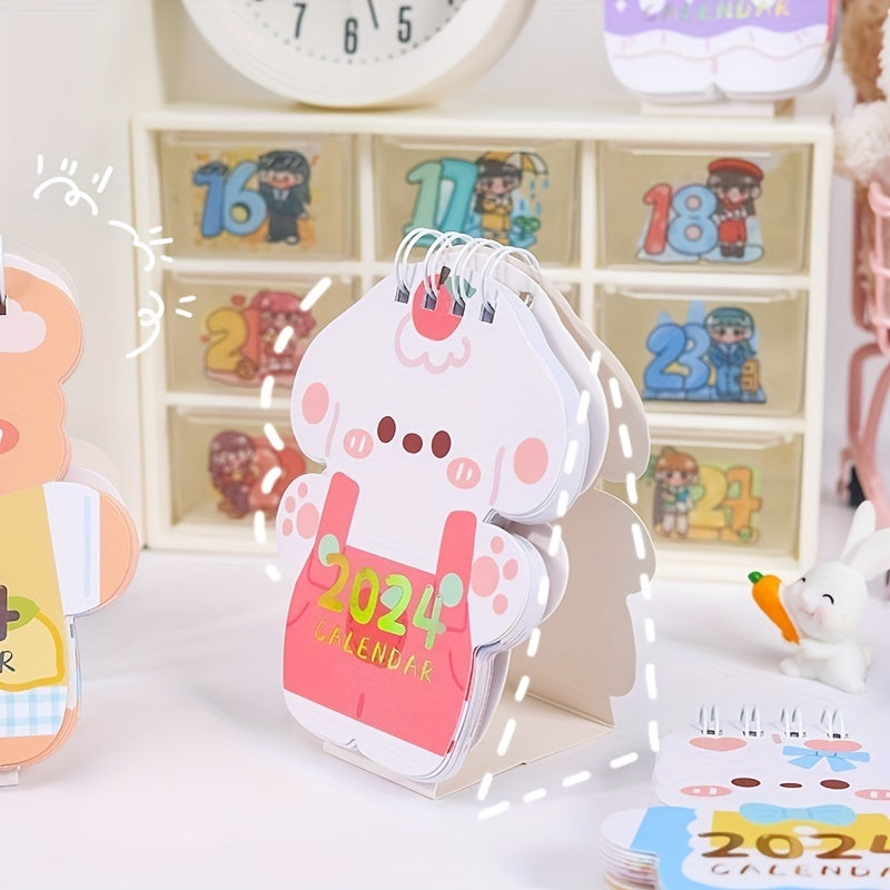 Cartoon Mini Desk Calendar Countdown Decoration Monthly Calendar