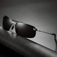 Retro Polarized Photochromic Sunglasses UV400 Protection