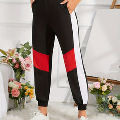 Women's Elastic Waist Casual Sweatpants for Fitness