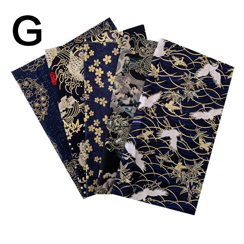 5pcs DIY Cotton Cloth Flower Print Fabric Sewing Supplies