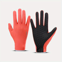 Sunproof Thin Ice Silk Full Finger Gloves for Outdoor Activities