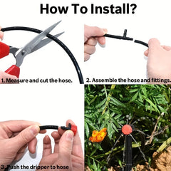 Automatic Drip Irrigation System for Garden Watering