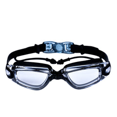 HD Waterproof Swim Goggles w/ Earplugs Ideal for Myopia & Transparent Swimming