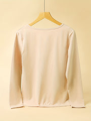 Women's Thermal Underwear Set Long Sleeve Crew Neck Tops & Pants