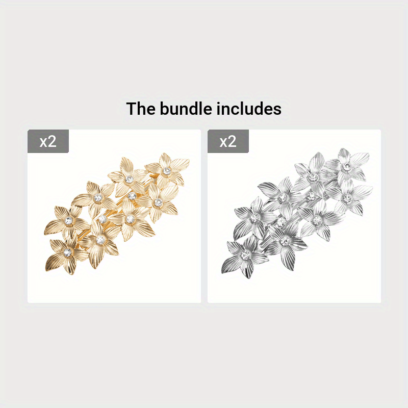 Retro Leaf Pattern Hair Clip Headwear Hair Accessories