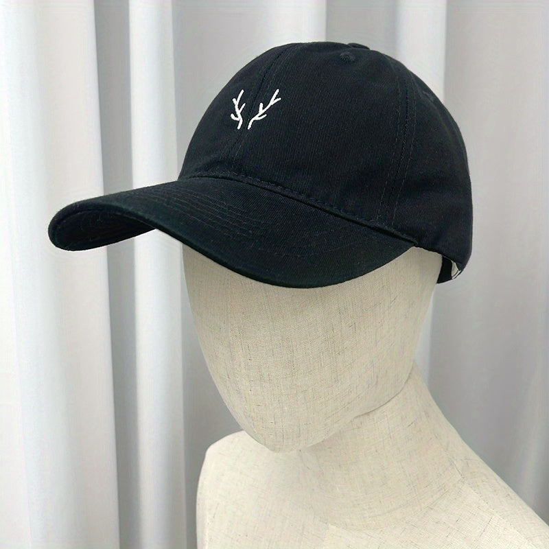 Funny American Flag & Deer Embroidered Cap for Men Women