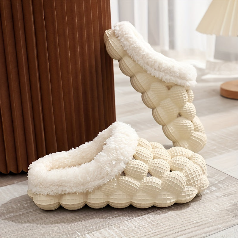 Women's Winter Fleece Anti Slip Slippers Warm Soft Comfortable Outdoor