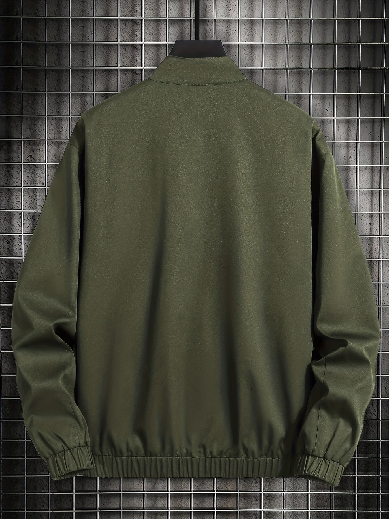 Men's Zip Up Stand Collar Coat Jackets