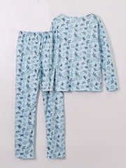 Boys Dinosaur Pajama Set Long Sleeve Top & Pants
