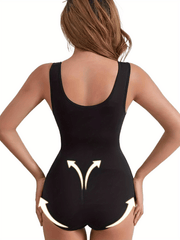 Women's Sleeveless Bodysuit Slim Fit Tank Top Halter Jumpsuit