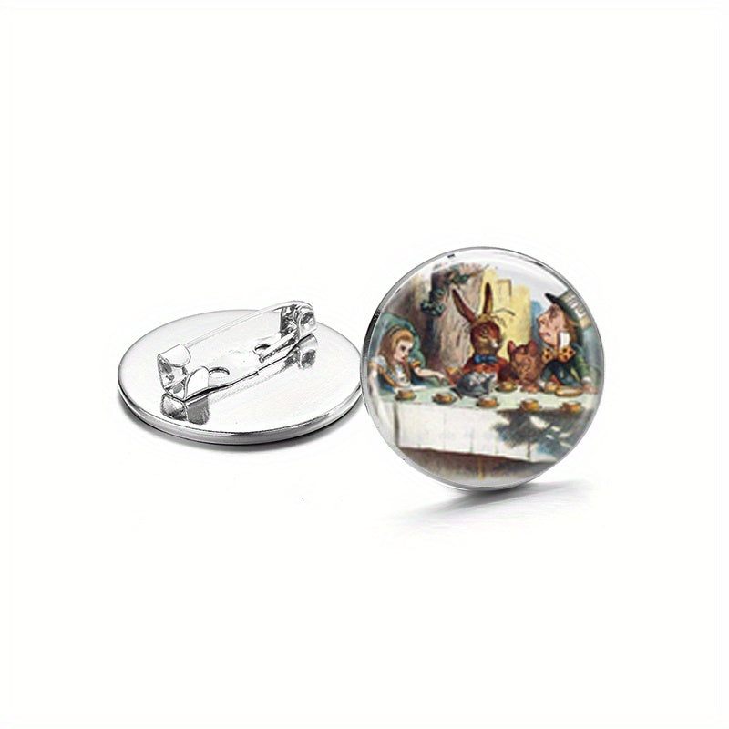 Men's Cartoon Brooch, Character Pin