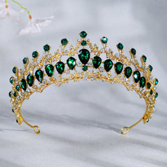 Rhinestone Crown Headband Princess Tiara Wedding Birthday