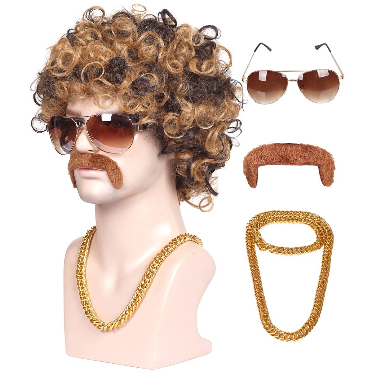 Men's Costume Halloween Party Accessories Set