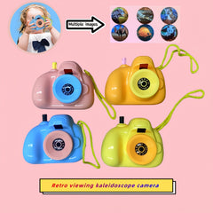 Kaleidoscope Projection Camera Toy Nostalgic Gift for Birthday Easter Christmas