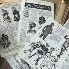 10pcs Retro American Newspaper DIY Decoration Paper Material
