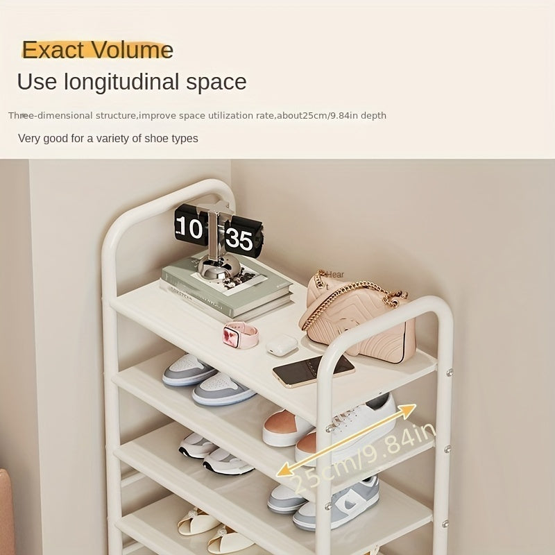 1pc Shoe Storage Rack Household Layer Shoe Rack Bedroom Floor Standing Storage