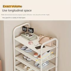 1pc Shoe Storage Rack Household Layer Shoe Rack Bedroom Floor Standing Storage