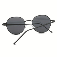 Round Metal Sunglasses Retro Anti Glare UV400