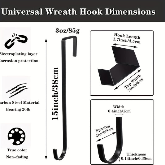 Heavy Duty Wreath Hanger Large Decorative Hook
