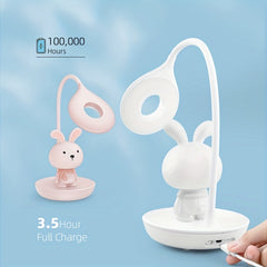 Kids Cartoon LED Lamp Rechargeable Eye Protection
